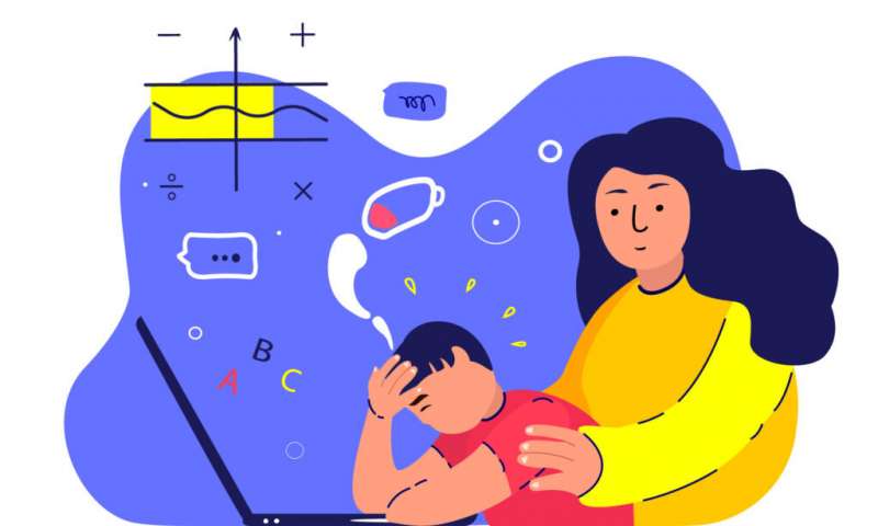 Credit: Shutterstock Low-income families strained by distance learning