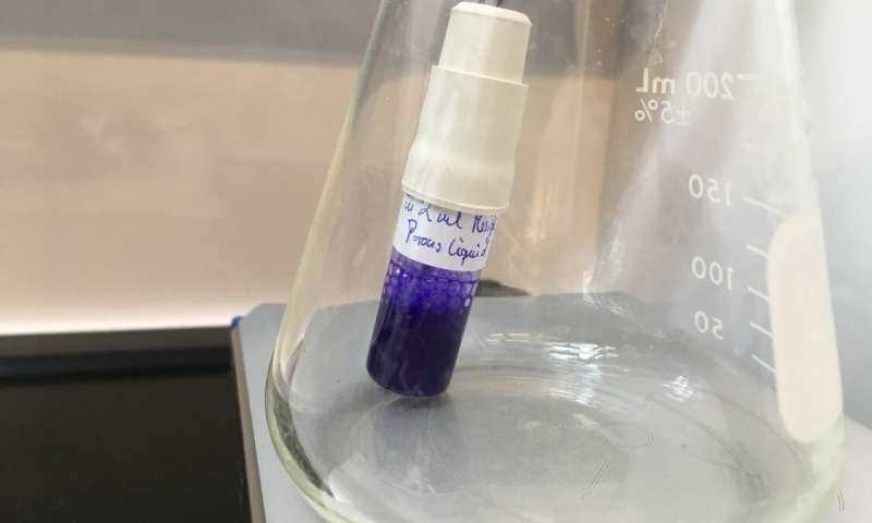 Space invaders as MOFs act as liquids