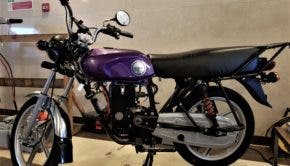 : Bodawerk E-Boda Electric Motorcycle. Picture by Nambuya Imbega