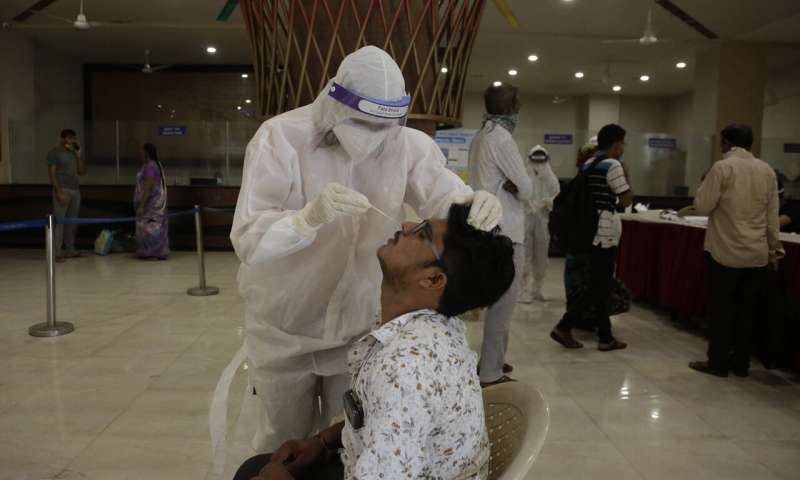 India records highest daily increase in virus cases globally