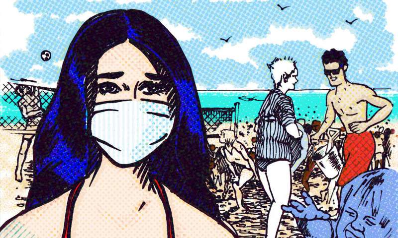 Credit: Gregory Grinnell/Northeastern University Distancing to prevent the spread of the coronavirus can be awkward. How are can we deal with it?