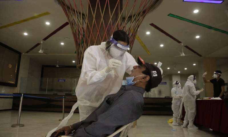 India records highest daily increase in virus cases globally