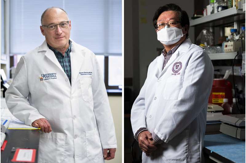 UVA’s Dr. Steven Zeichner, left, and Virginia Tech’s Dr. Xiang-Jin Meng’s discovery might one day open the door to a universal vaccine for coronaviruses. Credit: Zeichner photo by Sanjay Suchak, University Communications; Meng photo courtesy of Virginia Tech New COVID vaccines may offer broad protection from coronaviruses