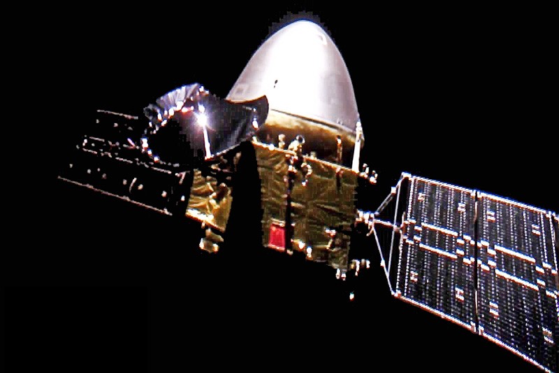 China's Mars probe Tianwen-1 in mid-flight