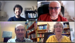 From left to right, the experts Joan Ferrer Obiol, Jacob González-Solís (first line), Julio Rozas and Marta Riutort (second line).