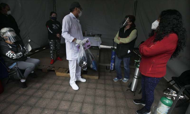 Mexico City hospitals are filling up, but so are the streets