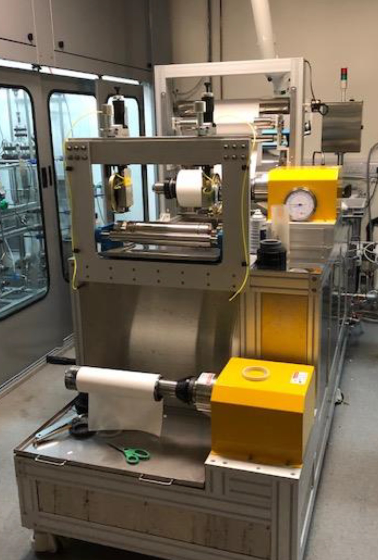 Photo of the casting machine