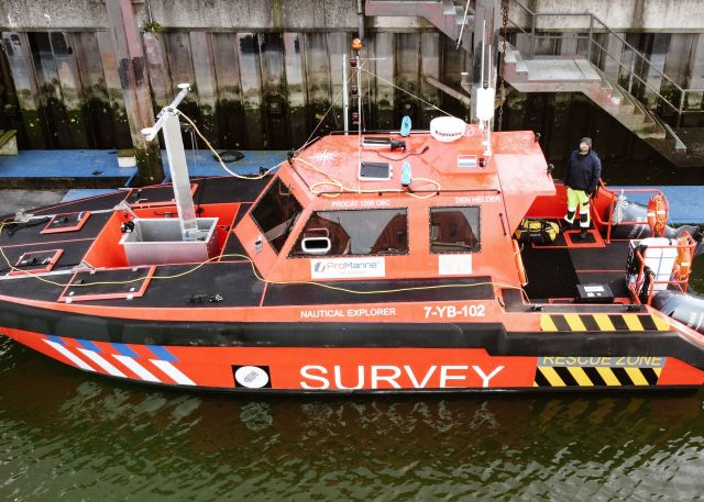 seafloor surveying vessel