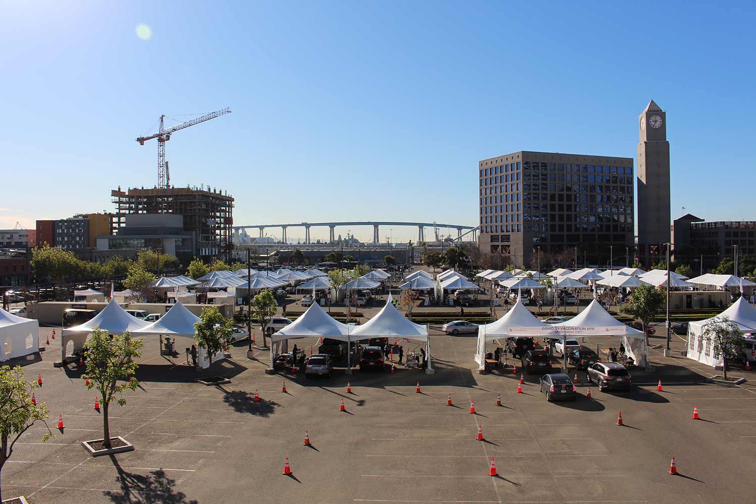 Petco Park vaccination superstation