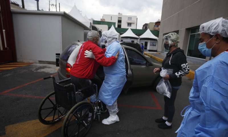 Mexico City hospitals are filling up, but so are the streets