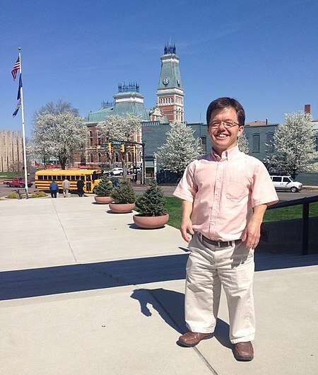 This is an image of Ethan Crough, a man with dwarfism who lives in Columbus, Indiana. This photo was taken as a way to capture a contemporary image of dwarfism. Credit: CC3.0 RichardMcCoy Charting 60 years of treatments, health characteristics among people with dwarfism to improve quality of life