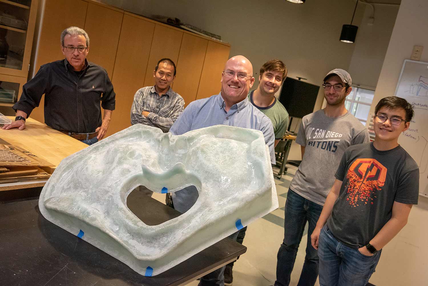 Brett Butler, Jeffrey Sandubrae, and team from Qualcomm Institute Prototyping Lab