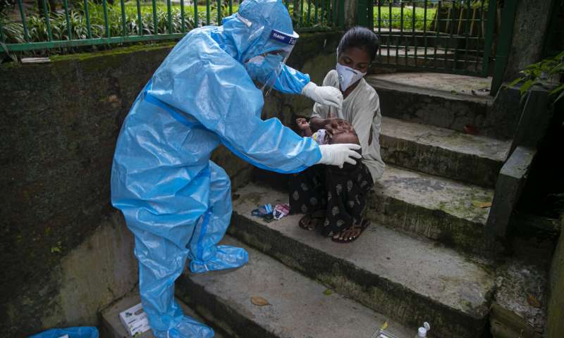 India records highest daily increase in virus cases globally