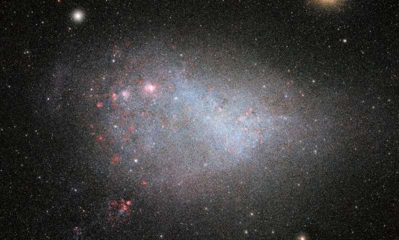 Deepest, widest view of the Small Magellanic Cloud from SMASH. Credit: NOIRLab Dark energy camera snaps deepest photo yet of galactic siblings