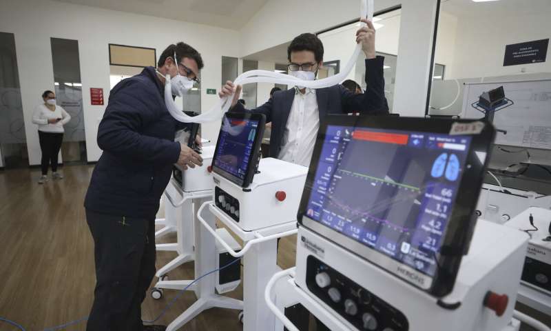Colombia turns to emergency ventilators to treat COVID-19