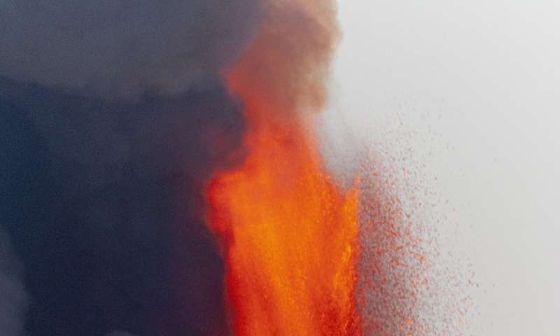 Sicilian village cleans up ash, stones from Mt Etna eruption