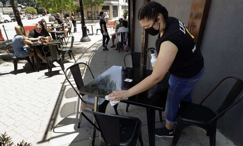 Decline in new US virus deaths may be temporary reprieve