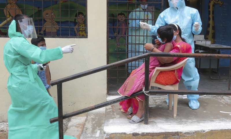 India's virus caseload tops 3 million as disease moves south