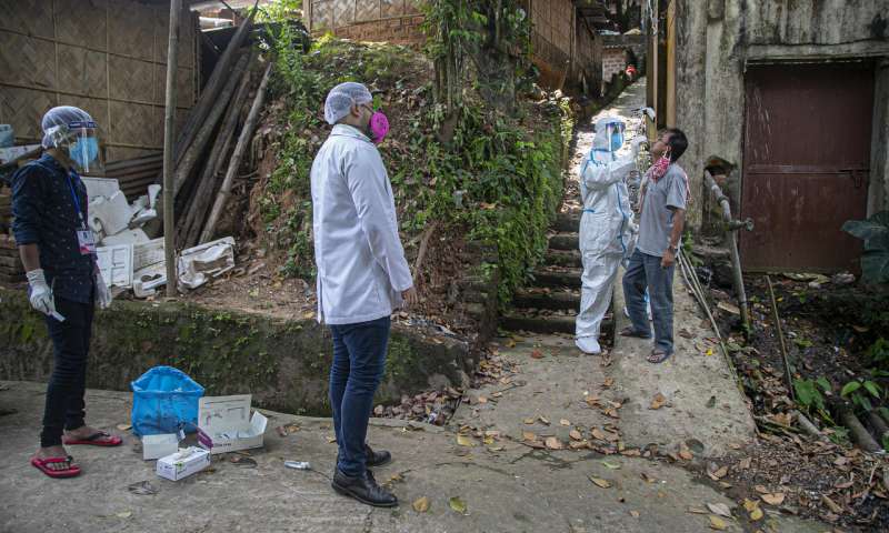 India records highest daily increase in virus cases globally