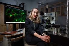 Polina Anikeeva was born in Leningrad, USSR, but grew up in St. Petersburg, Russia – the same city, whose name reverted to its original form after the fall of the Soviet Union. While in school there, she encountered two inspiring scientists who helped propel her toward a career at MIT, where she now develops cutting-edge materials to help researchers probe the mysteries of the brain in unprecedented ways.
