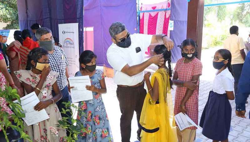 Children at the Public Health Initiative in Karnataka, India. Researchers in India found that COVID-19 infections in the country, had been grossly underestimated and could be up to 95 times higher than the official numbers. Copyright: <a href="https://www.flickr.com/photos/trinitycarefoundation/51056072891" onclick="javascript:window.open('https://www.flickr.com/photos/trinitycarefoundation/51056072891'); return false;">Trinity Care Foundation</a>, <a href="https://creativecommons.org/licenses/by-nc-nd/2.0/" onclick="javascript:window.open('https://creativecommons.org/licenses/by-nc-nd/2.0/'); return false;">(CC BY-NC-ND 2.0)</a>. COVID-19, lies and statistics: corruption and the pandemic