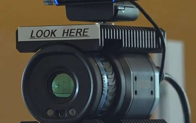 UniSA-designed AI software embedded in cameras can now remotely detect vital health signs, including COVID-19. Credit: University of South Australia Think you have COVID? This camera could tell you