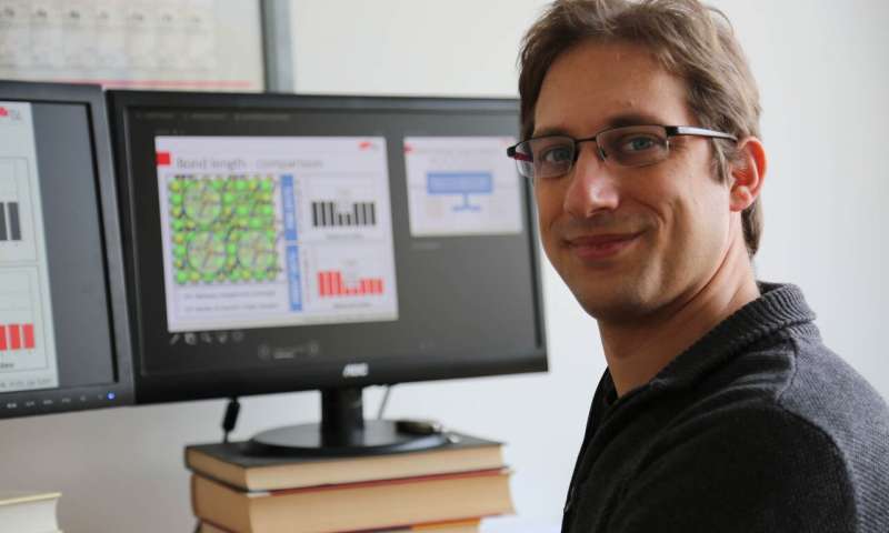 By combining two new machine-learning methods, TU Graz physicist Oliver Hofmann was able to refute theories on long-range charge transfer between organic and inorganic materials. Credit: Baustädter – TU Graz Machine learning methods provide new insights into organic-inorganic interfaces
