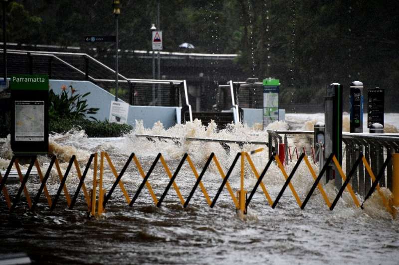 Towns along Australia's east coast have already seen record rainfall of more than 400 millimetres (16 inches) since Friday morning Towns along Australia's east coast have already seen record rainfall of more than 400 millimetres (16 inches) since Friday morni