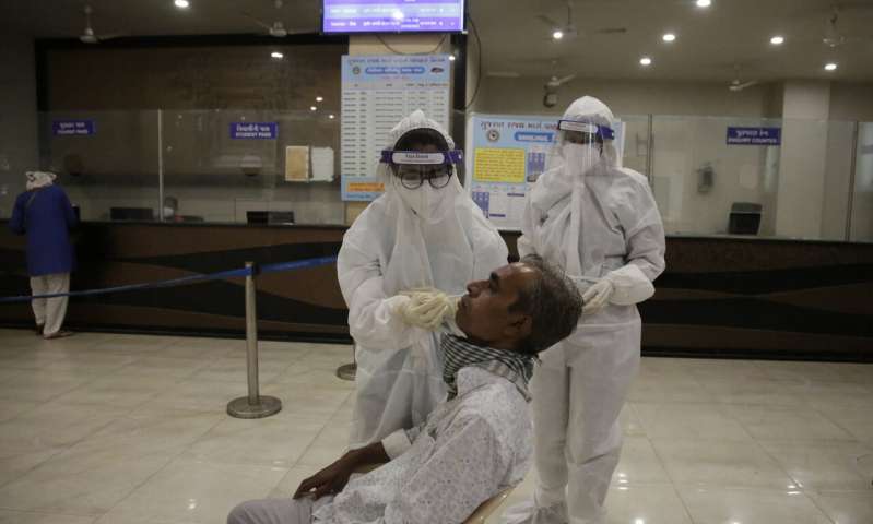India records highest daily increase in virus cases globally