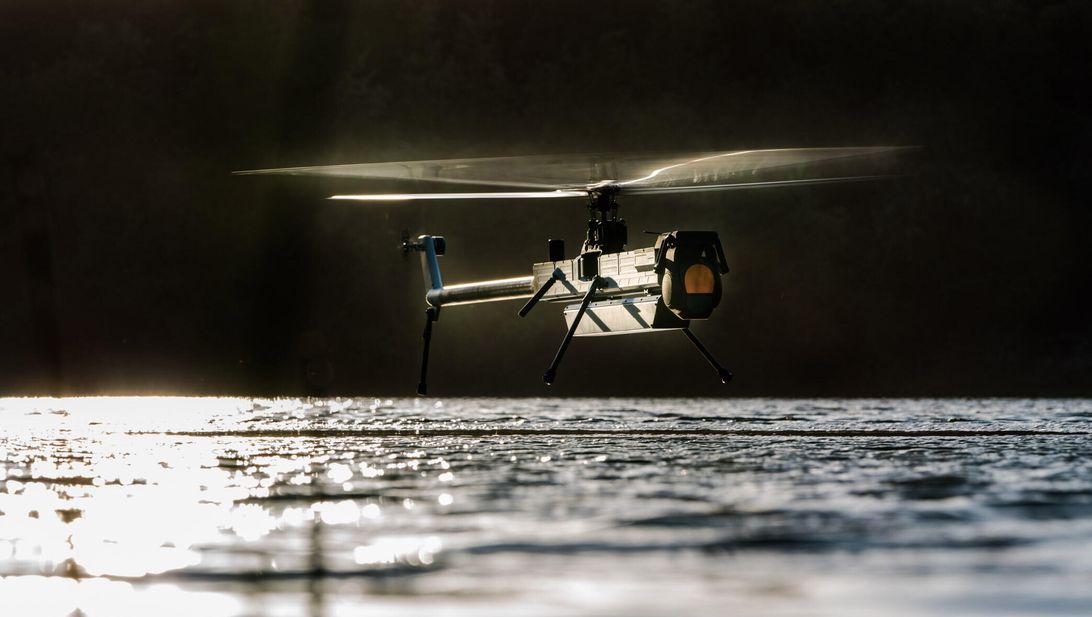 Anduril's Ghost 4 military drone is about 2 meters long and uses a helicopter-like design for lifting power and quiet operation.