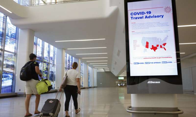 As virus rages in US, New York guards against another rise