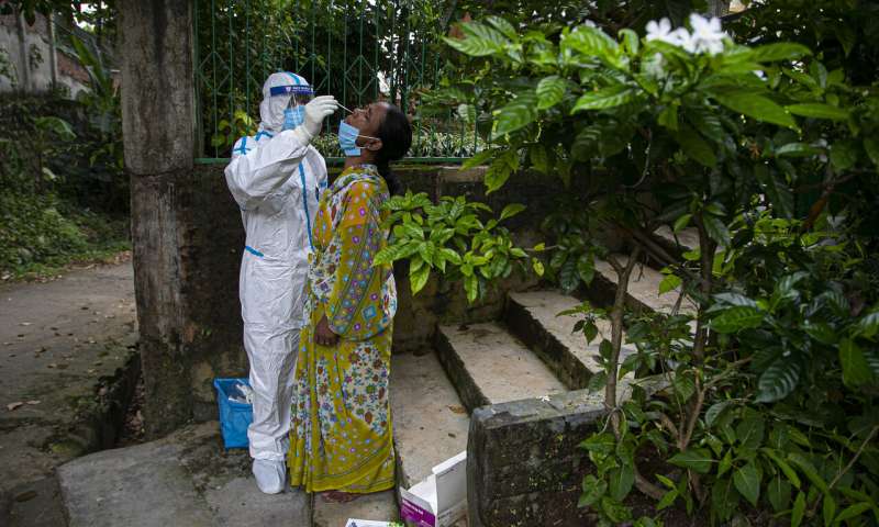 India records highest daily increase in virus cases globally