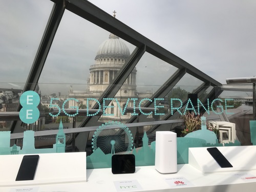 Held at London's swanky Madison bar, with views of St Paul's Cathedral, BT's 5G launch event was a much flashier affair than 5G's first anniversary.
