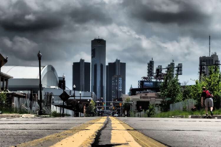 A new UC Berkeley report shows America’s cities continue to be segregated, causing negative outcomes and disparities for people of color. Detroit, shown above, is statistically the most segregated city in the nation. (Flickr photo by Mike Boening) How American racism is rooted in residential segregation