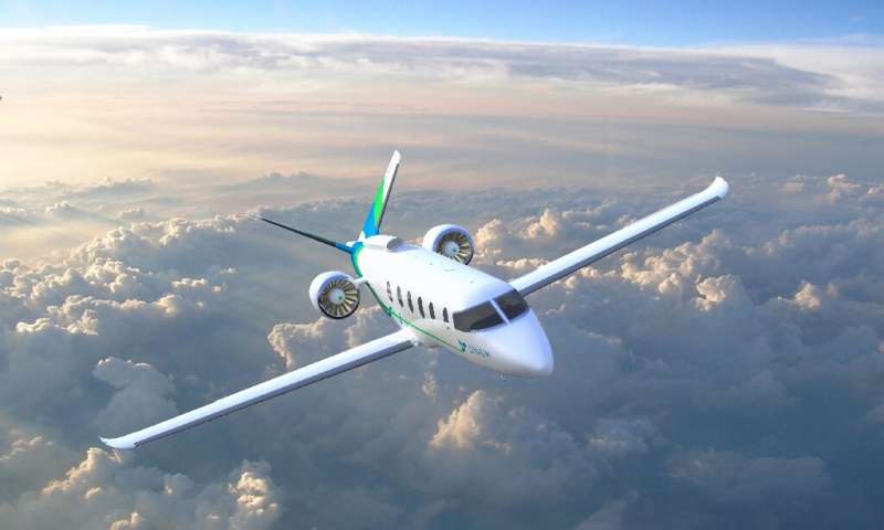 The startup Zunum Aero, which is partly financed by US aeronautics group Boeing, is working to bring a hybrid plane to the marke